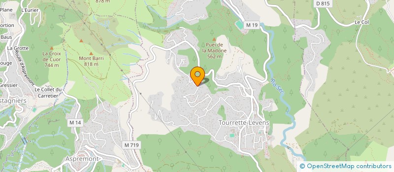 localisation de l'entreprise SANSOE ARCHITECTES  TOURRETTE-LEVENS