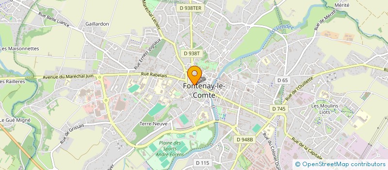 localisation de l'entreprise SANSON à FONTENAY-LE-COMTE