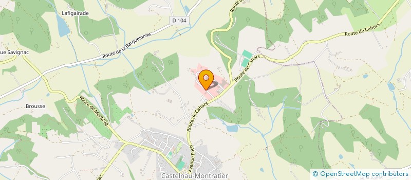 localisation de l'entreprise SANSON IMMOBILIER  CASTELNAU-MONTRATIER
