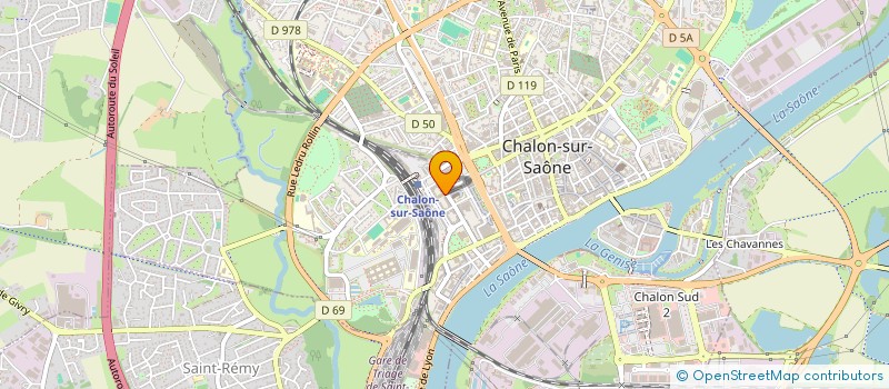 localisation de l'entreprise SANSON PASCAL ET FLORENCE à CHALON-SUR-SAONE