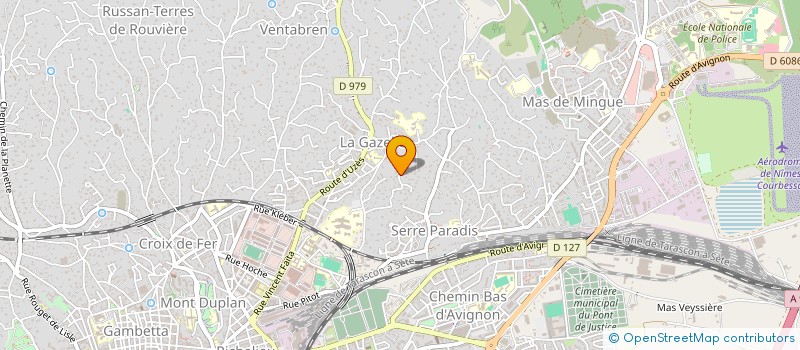 localisation de l'entreprise SANSON VALETTE  NIMES