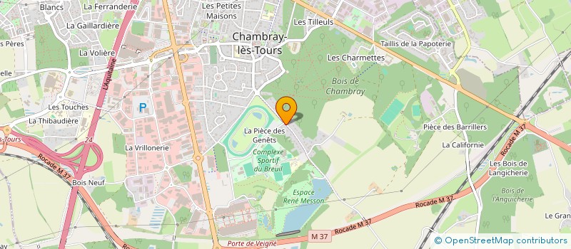 localisation de l'entreprise SANSONAT  CHAMBRAY-LES-TOURS