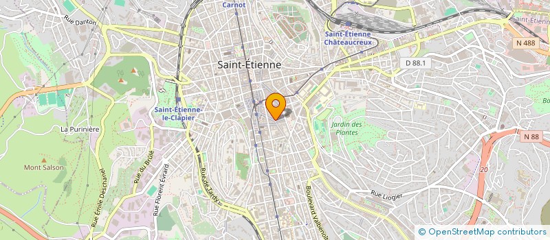 localisation de l'entreprise SANSONETTI DUPONT à SAINT-ETIENNE