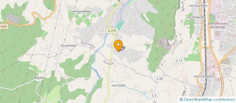 localisation de l'entreprise SANSORNY-CHEVALIER à SAINT-PERAY
