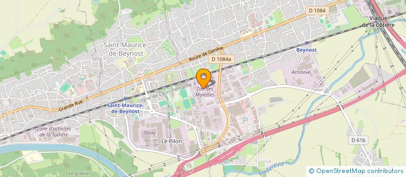 localisation de l'entreprise SANSSOUCI  BEYNOST