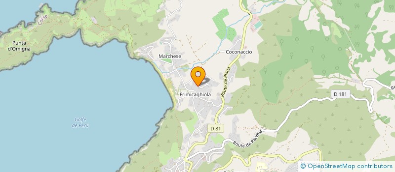 localisation de l'entreprise SANSUPERU MIGEVANT à CARGESE