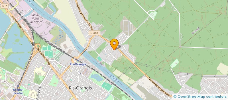 localisation de l'entreprise SANSUSHI 3 à BRETIGNY-SUR-ORGE