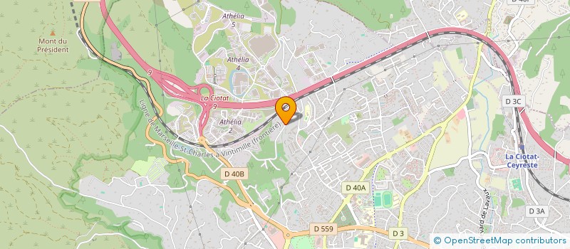 localisation de l'entreprise SANSYSTEMS à LA CIOTAT
