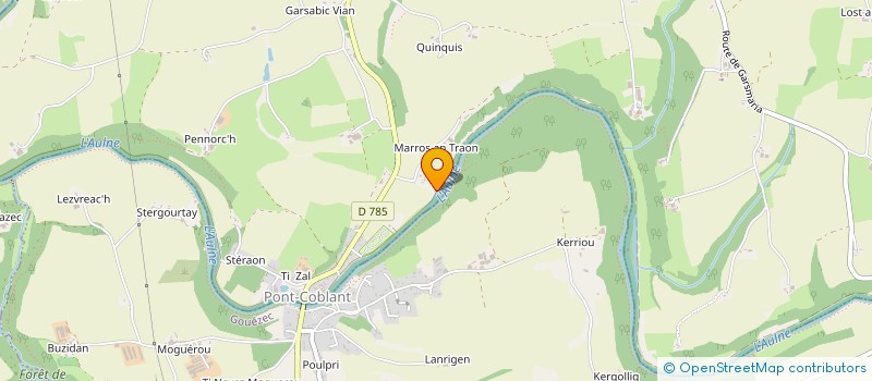 localisation de l'entreprise SANT ALGON  PLEYBEN