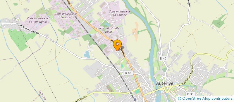 localisation de l'entreprise SANT'ANA  AUTERIVE