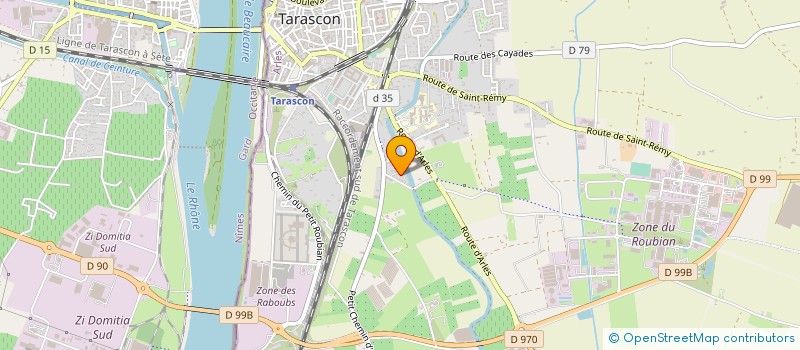 localisation de l'entreprise SANT ANTONI  TARASCON