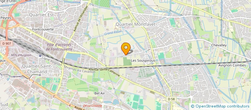 localisation de l'entreprise SANT'ANTONIO  AVIGNON