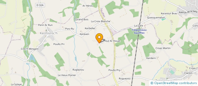 localisation de l'entreprise SANT BRIEG  KERMOROCH