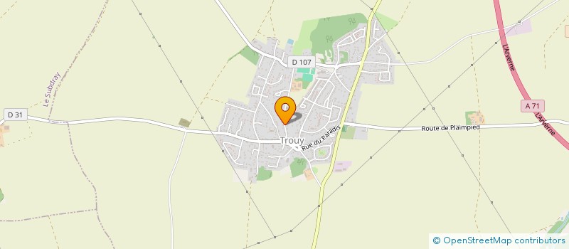 localisation de l'entreprise SANT'ENTERPRISE  TROUY