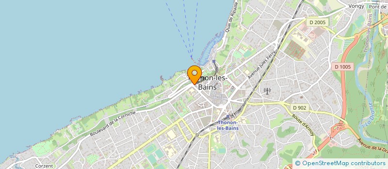localisation de l'entreprise SANT ERMINIO à THONON-LES-BAINS