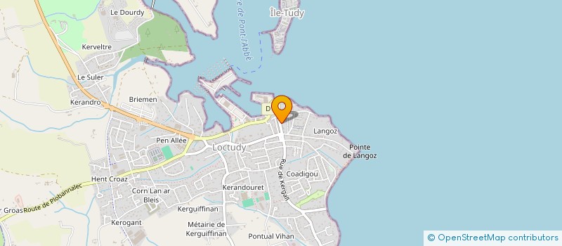 localisation de l'entreprise SANT HUBERZH  LOCTUDY