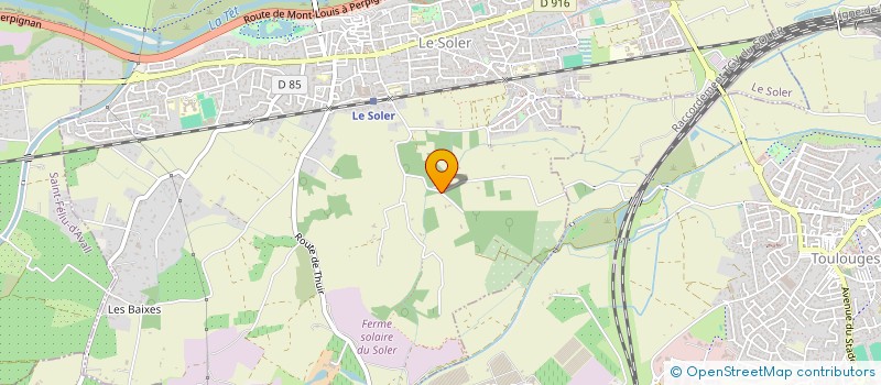 localisation de l'entreprise SANTA ANA  LE SOLER