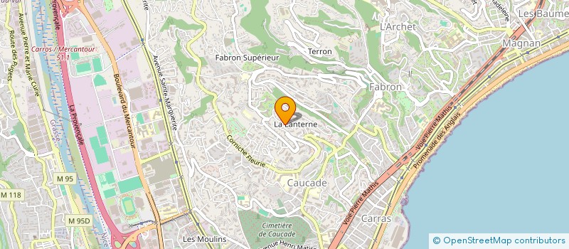 localisation de l'entreprise SANTA CLARA à NICE