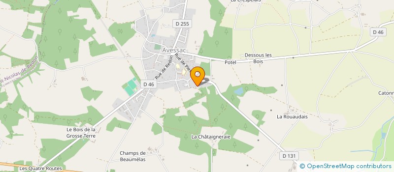 localisation de l'entreprise SANTA CLARA  AVESSAC