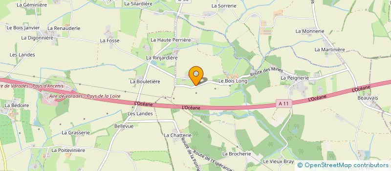 localisation de l'entreprise SANTA CLARA  MONTRELAIS