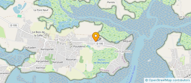 localisation de l'entreprise SANTA COURBEVOIE  LE TOUR-DU-PARC