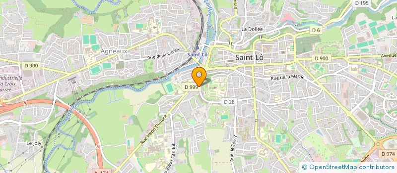 localisation de l'entreprise SANTA CRUZ  SAINT-LO