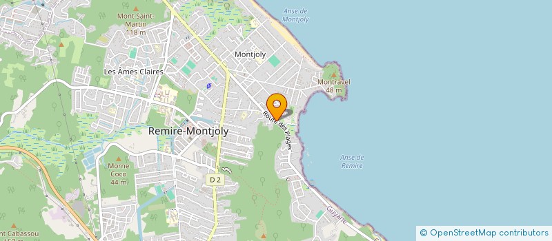 localisation de l'entreprise SANTA FAMILY PRO  REMIRE-MONTJOLY