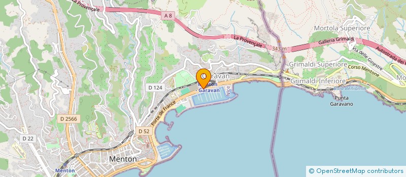 localisation de l'entreprise SANTA GENOVEVA  MENTON
