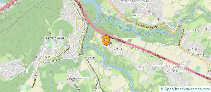 localisation de l'entreprise SANTA GIULIA  ARTHAZ-PONT-NOTRE-DAME