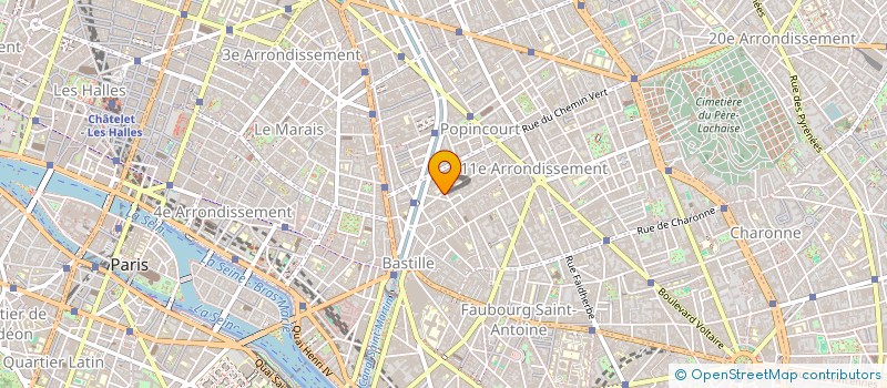 localisation de l'entreprise SANTA LUCIA  PARIS