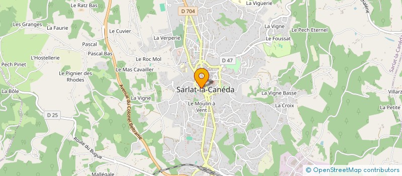 localisation de l'entreprise SANTA LUCIA à SARLAT-LA-CANEDA