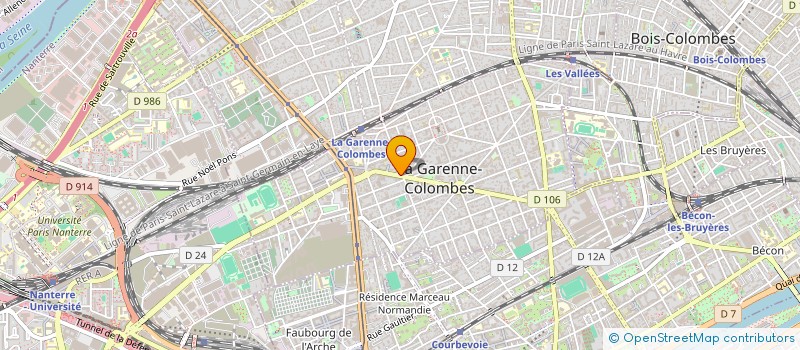 localisation de l'entreprise SANTA LUCIA à LA GARENNE-COLOMBES