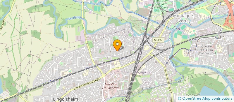 localisation de l'entreprise SANTA LUCIA  WOLFISHEIM