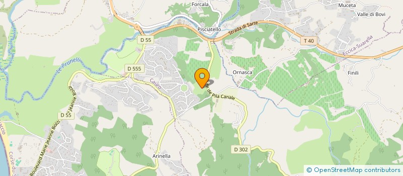 localisation de l'entreprise SANTA LUNA JUMP à CAURO