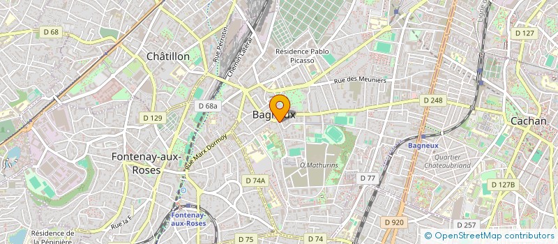 localisation de l'entreprise SANTA MARIA à BAGNEUX