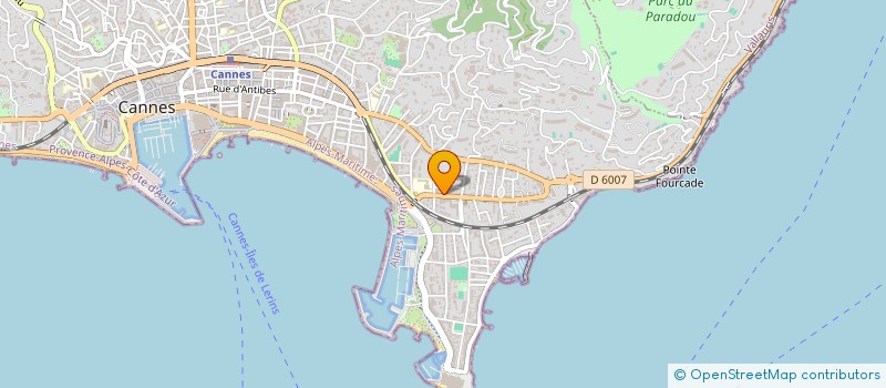 localisation de l'entreprise SANTA MARIA  CANNES