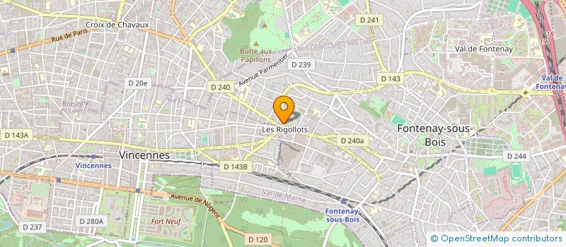 localisation de l'entreprise SANTA MARIA à FONTENAY-SOUS-BOIS