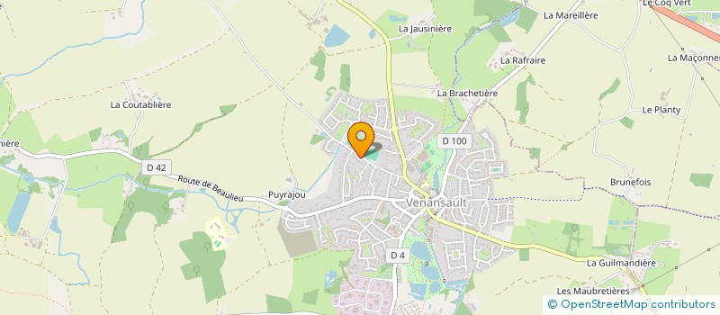 localisation de l'entreprise SANTA MARIA  VENANSAULT