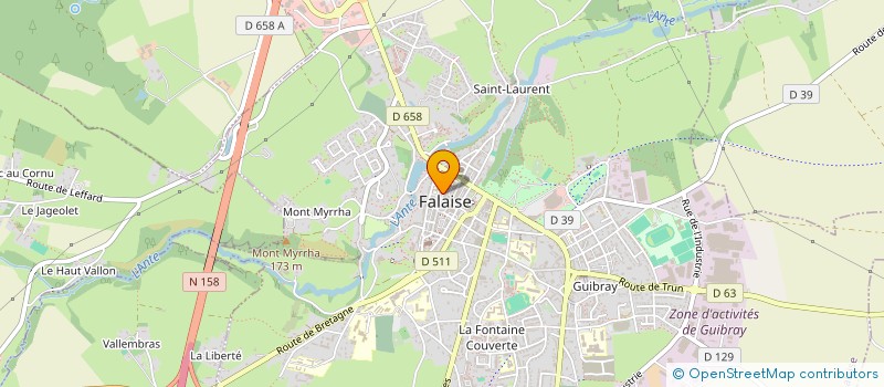 localisation de l'entreprise SANTA MARIA à FALAISE