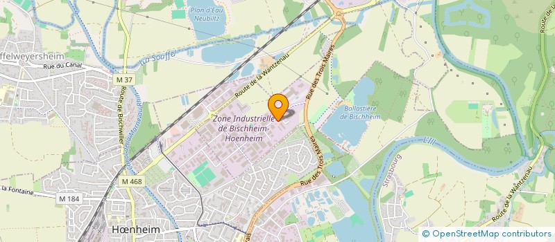 localisation de l'entreprise SANTA MARIA  BISCHHEIM