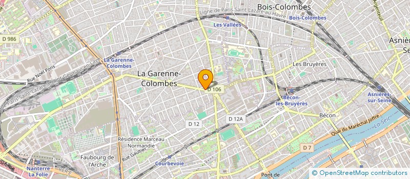 localisation de l'entreprise SANTA MARIA  LA GARENNE-COLOMBES