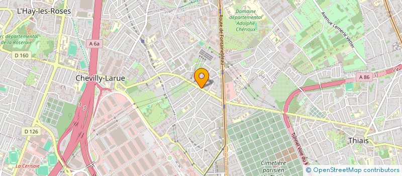 localisation de l'entreprise SANTA MARINA  CHEVILLY LARUE