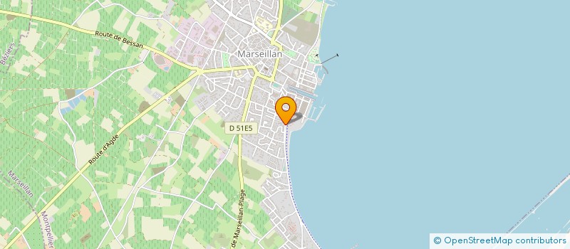 localisation de l'entreprise SANTA MARTA à MARSEILLAN
