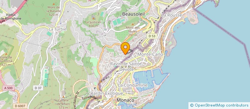 localisation de l'entreprise SANTA MONICA  BEAUSOLEIL