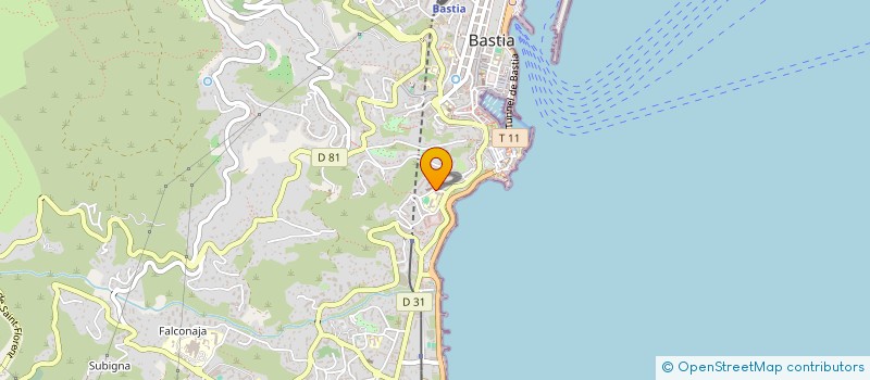 localisation de l'entreprise SANTA REGINA à BASTIA