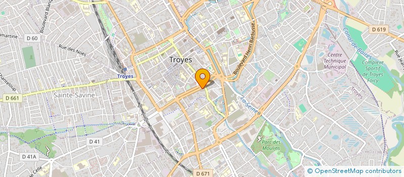 localisation de l'entreprise SANTA RITA  TROYES