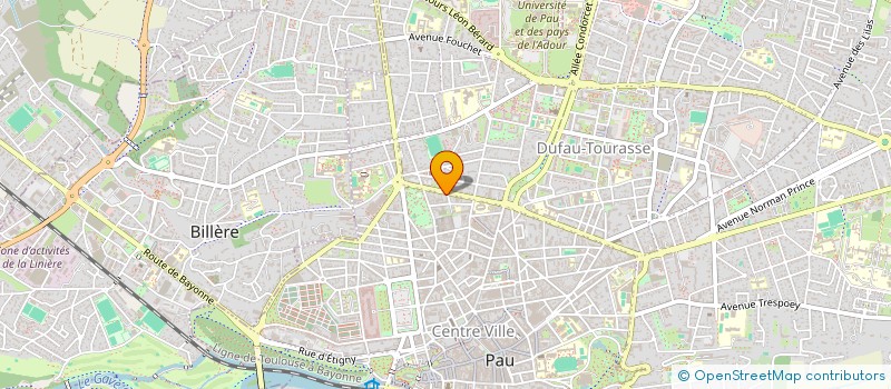 localisation de l'entreprise SANTA & STAN à PAU