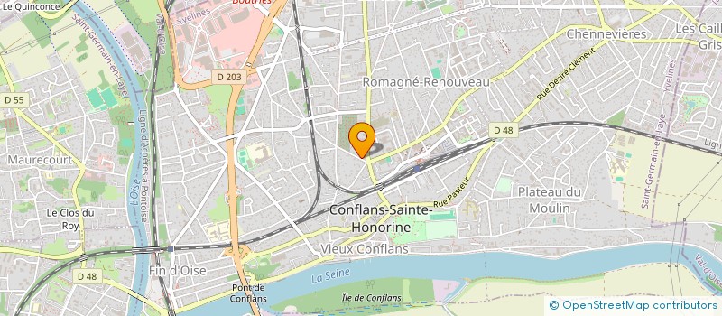 localisation de l'entreprise SANTA VERONIA  CONFLANS-SAINTE-HONORINE