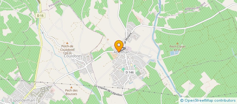 localisation de l'entreprise SANTACRUZ  ABEILHAN