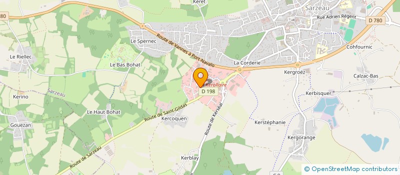 localisation de l'entreprise SANTACRUZ MAGASIN 2  SARZEAU